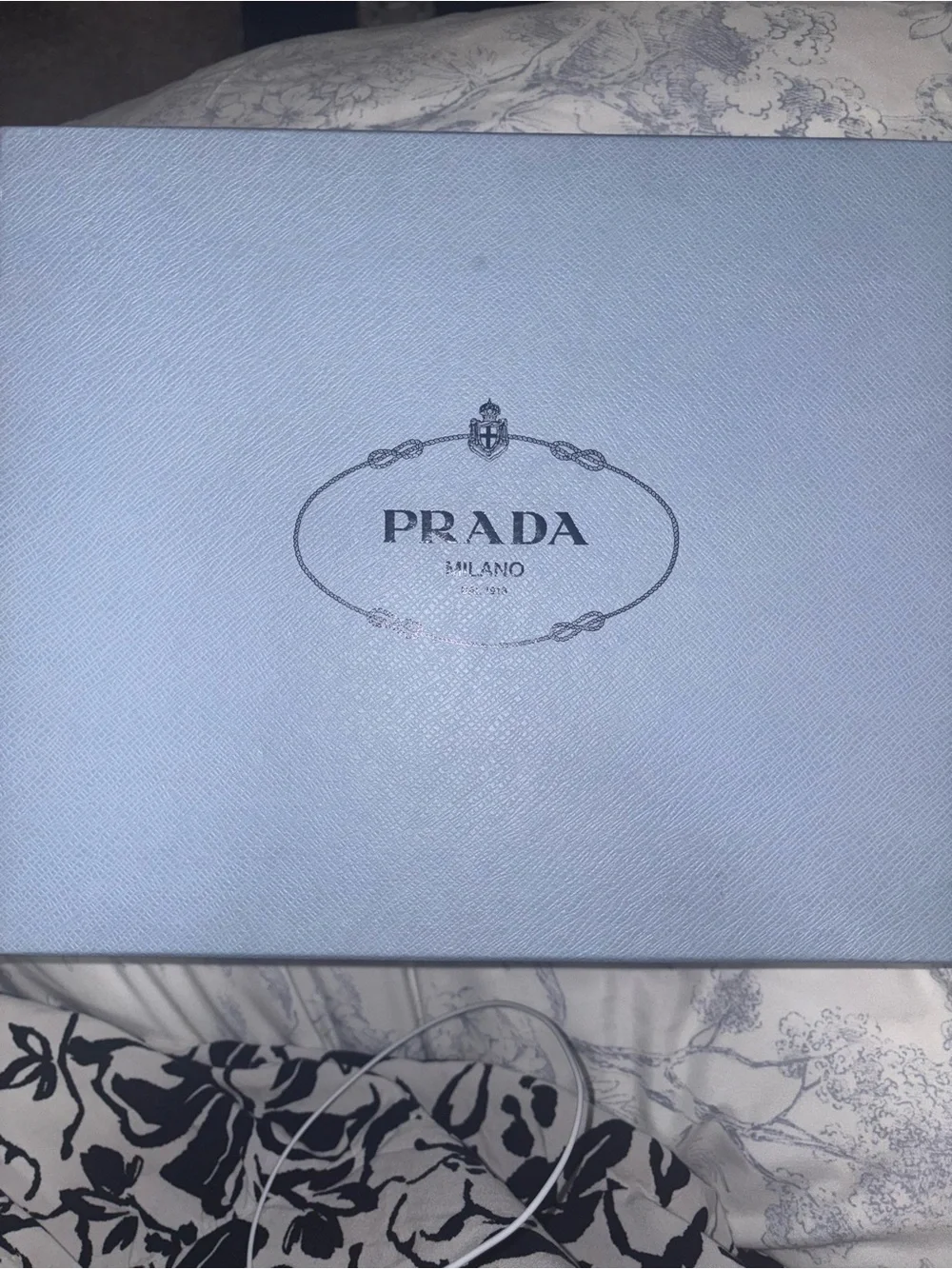 Prada womens Black Logo Knit Slip-On Sneakers